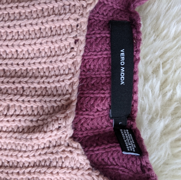 Color Block cropped sweater - Picture 5 of 5